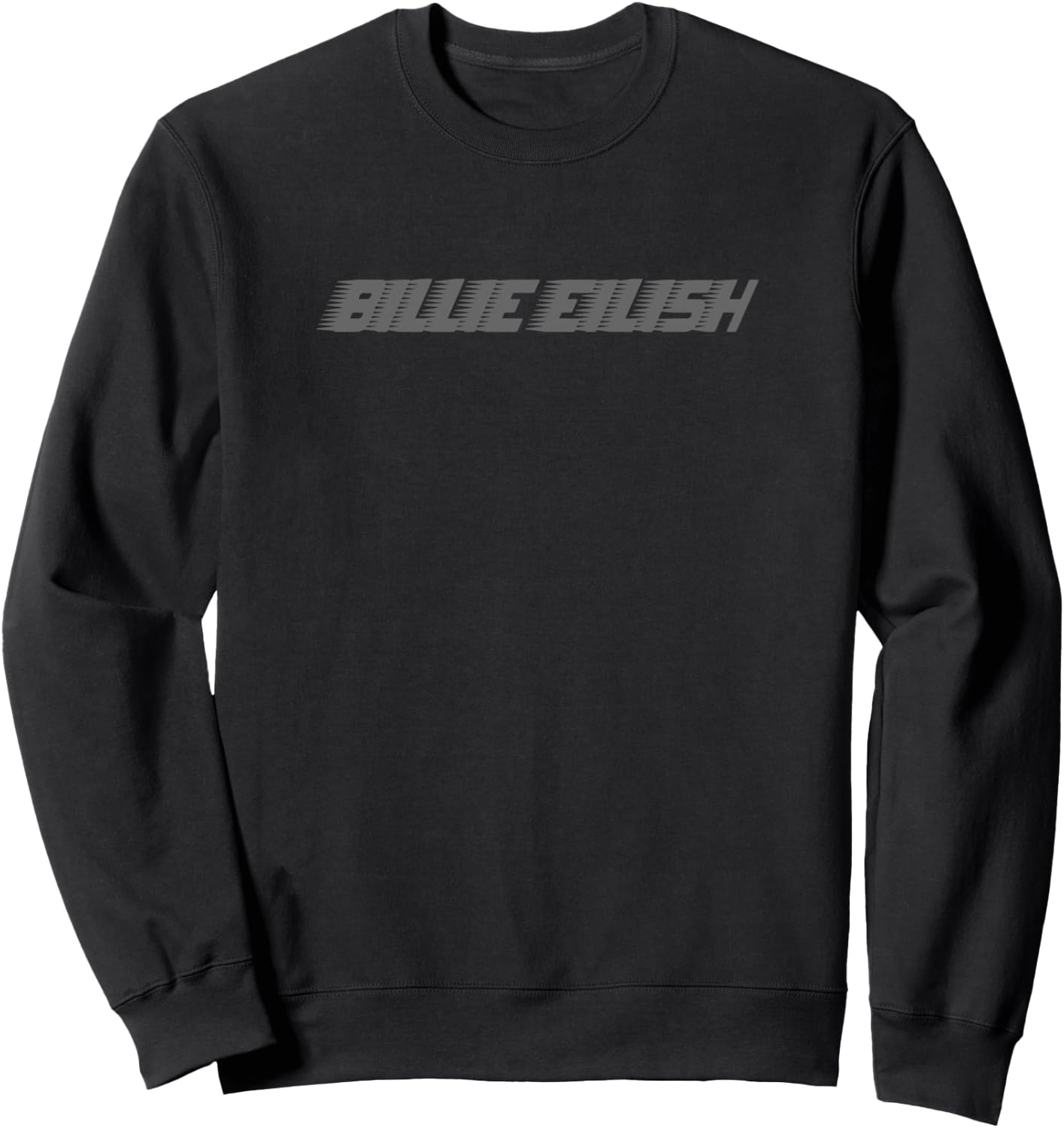 Billie Eilish Official Grey Billie Logo Sweatshirt