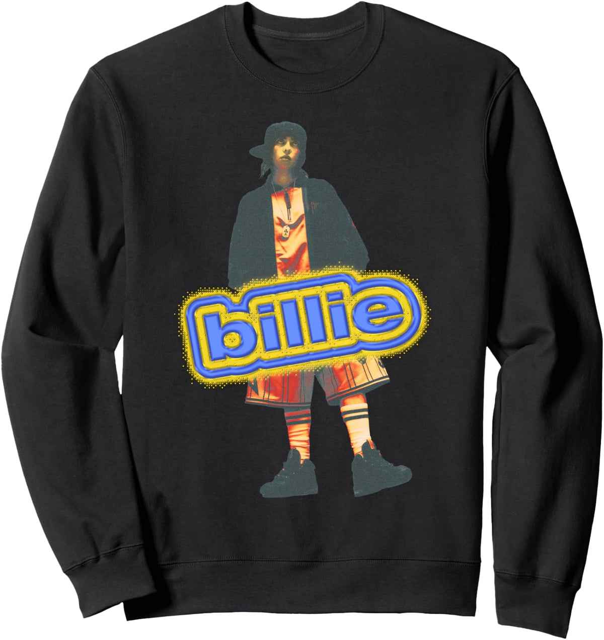 Official Billie Eilish HIT ME HARD AND SOFT Gradient Photo Sweatshirt
