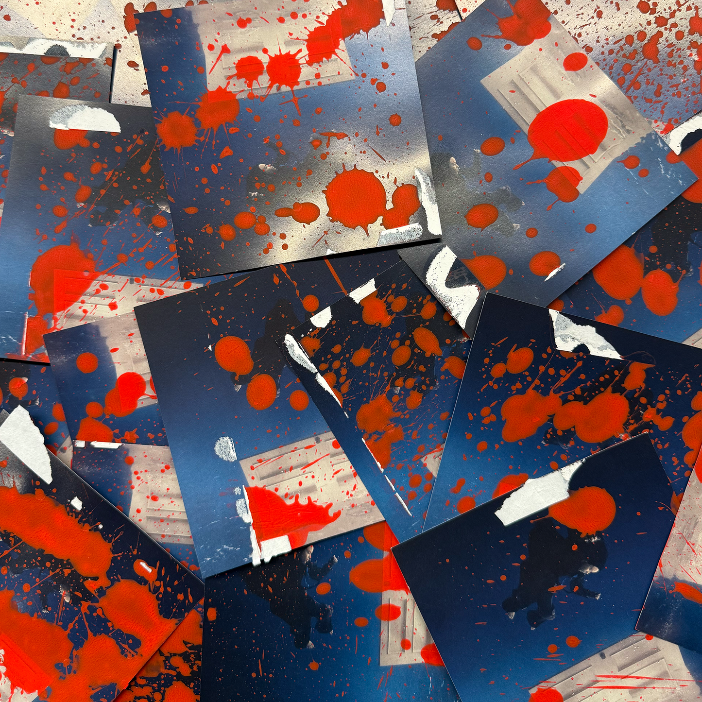 HIT ME HARD AND SOFT Splatter Paint CD (2 Year Anniversary Archive Edition)
