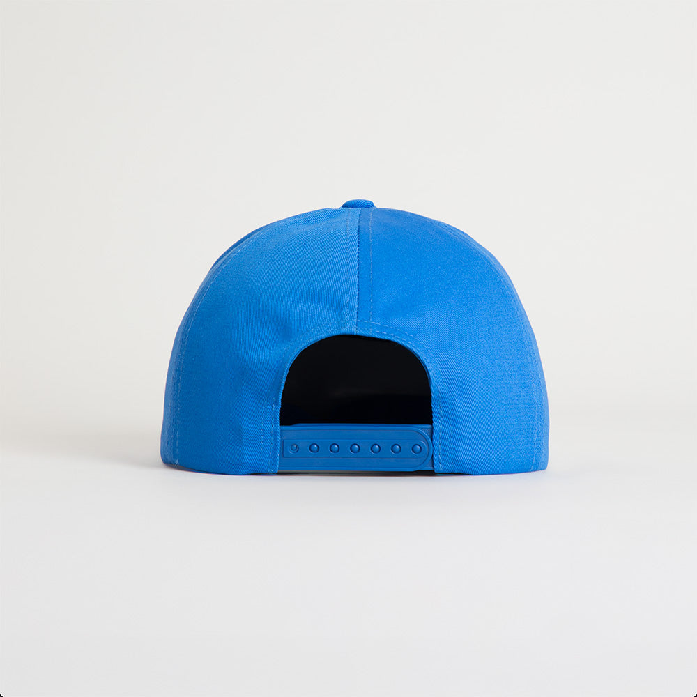Billie Blue Flat Brim Snapback