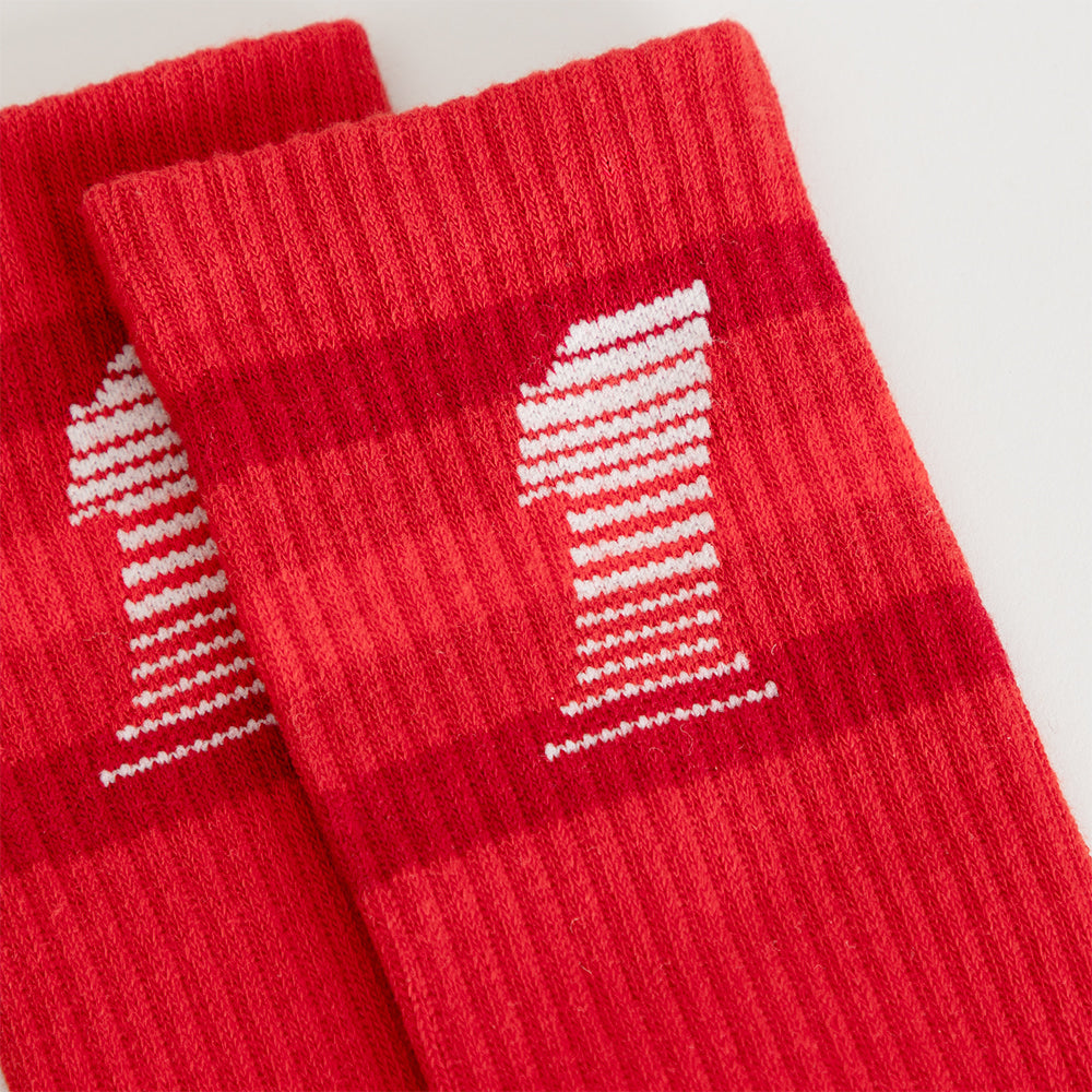 Billie Racer 1 Red Socks