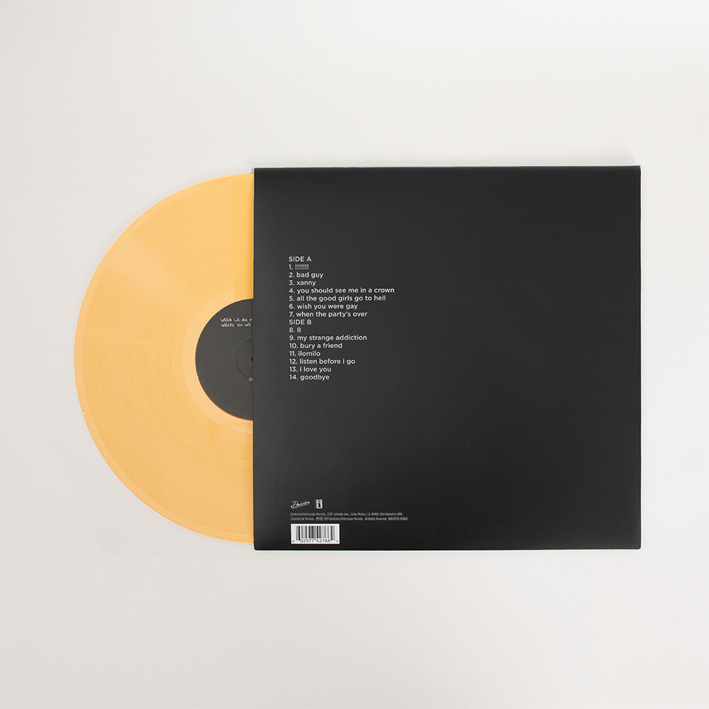 'WHEN WE ALL FALL ASLEEP, WHERE DO WE GO?' Pale Yellow LP