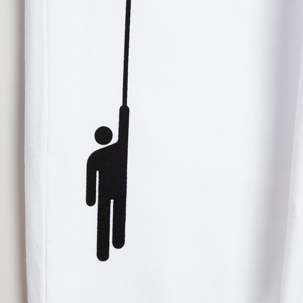 Hanging Blohsh White Sweatpant