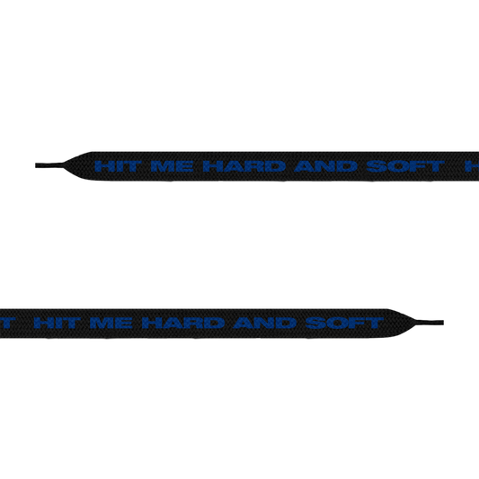 HIT ME HARD AND SOFT Shoelaces