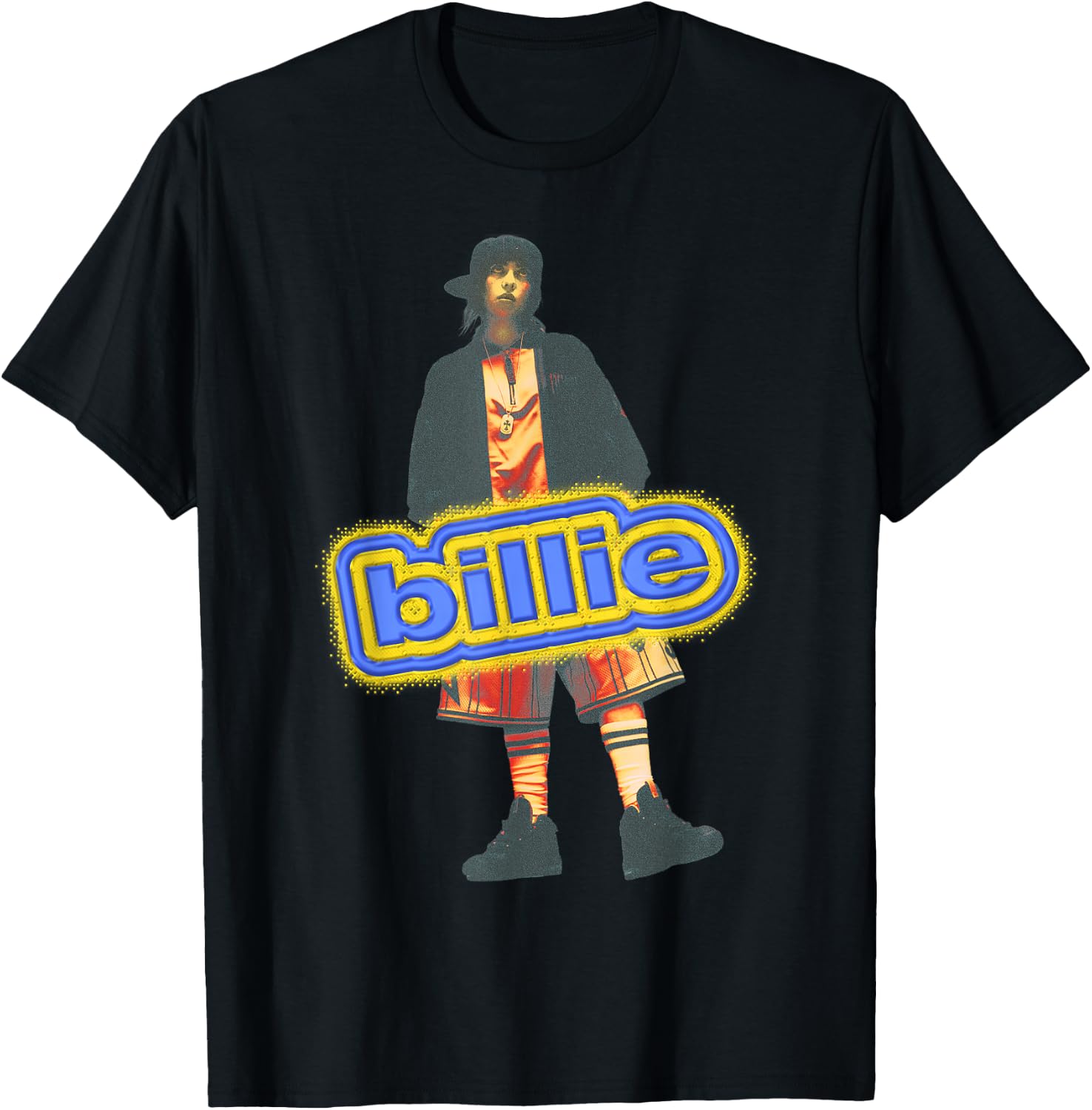 Official Billie Eilish HIT ME Hard and Soft Gradient Photo T-Shirt