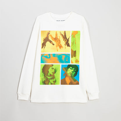 BIRDS OF A FEATHER COLLAGE THERMAL LONG SLEEVE