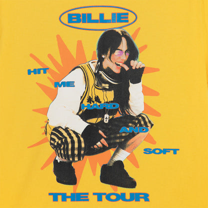 Color Burst HIT ME HARD AND SOFT: THE TOUR Gold T-Shirt