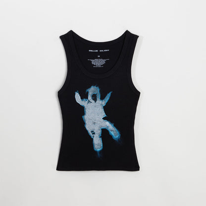 Falling Ribbed Crop Tank
