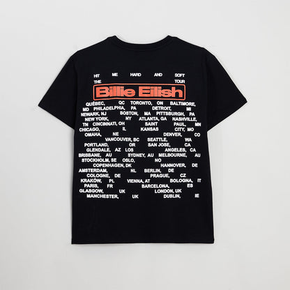 Glasses HIT ME HARD AND SOFT: THE TOUR 2024 Black T-Shirt