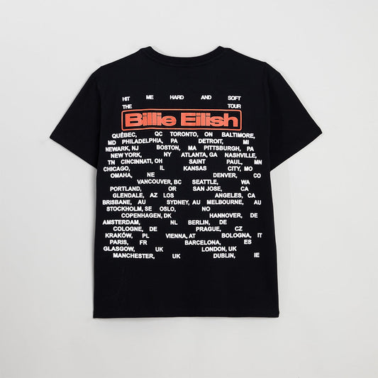 Glasses HIT ME HARD AND SOFT: THE TOUR 2024 Black T-Shirt