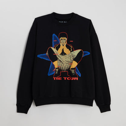 HIT ME HARD AND SOFT: THE TOUR Crewneck Black Sweatshirt