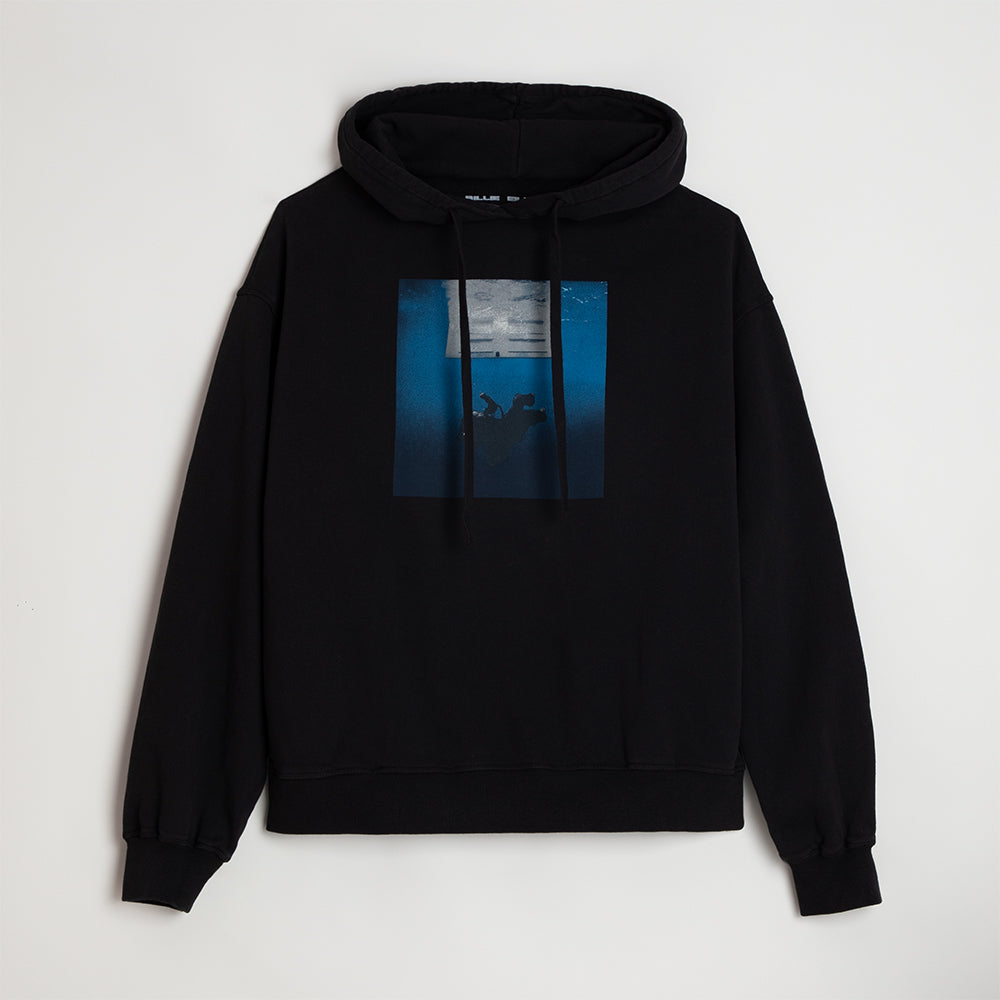 HIT ME HARD AND SOFT Black Cover Pullover Hoodie