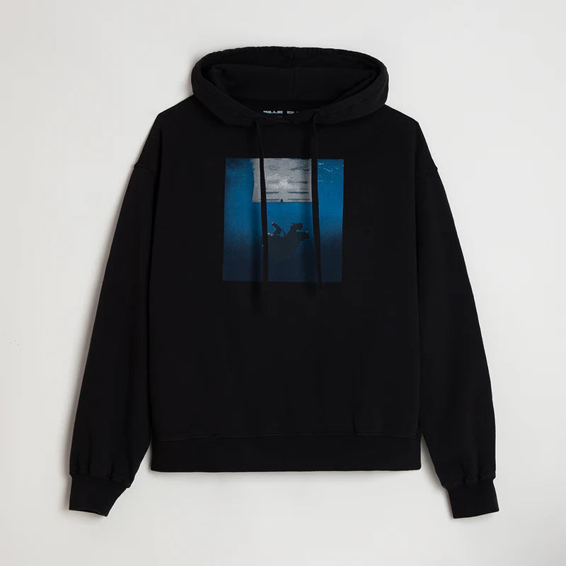 HIT ME HARD AND SOFT Black Cover Pullover Hoodie