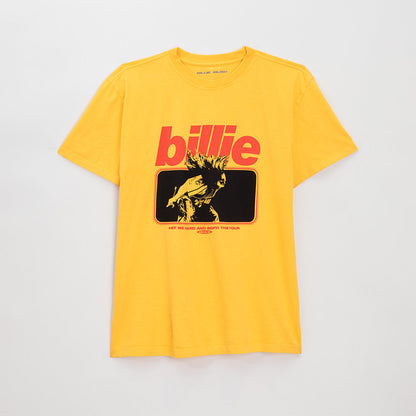 Live In 3D Hair Whip Mustard T-Shirt