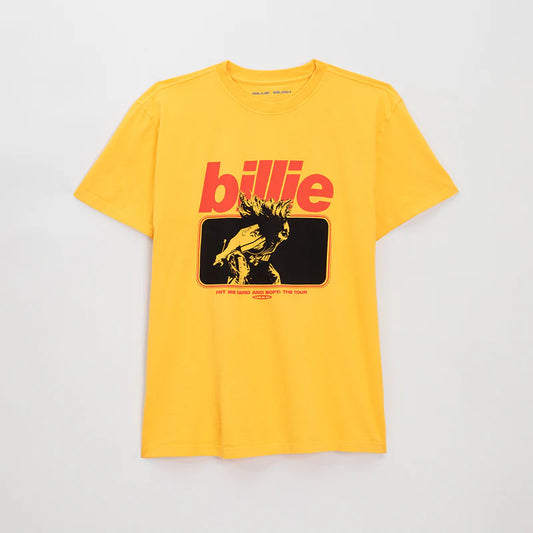 Live In 3D Hair Whip Mustard T-Shirt