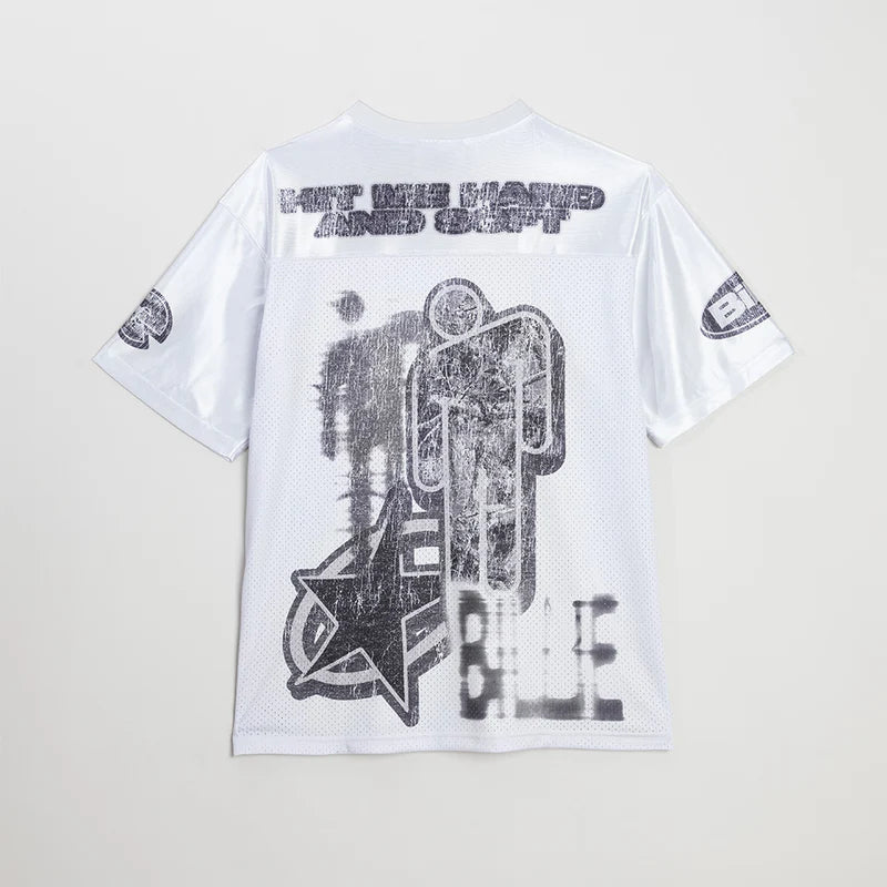 Billie Bandana White Football Jersey