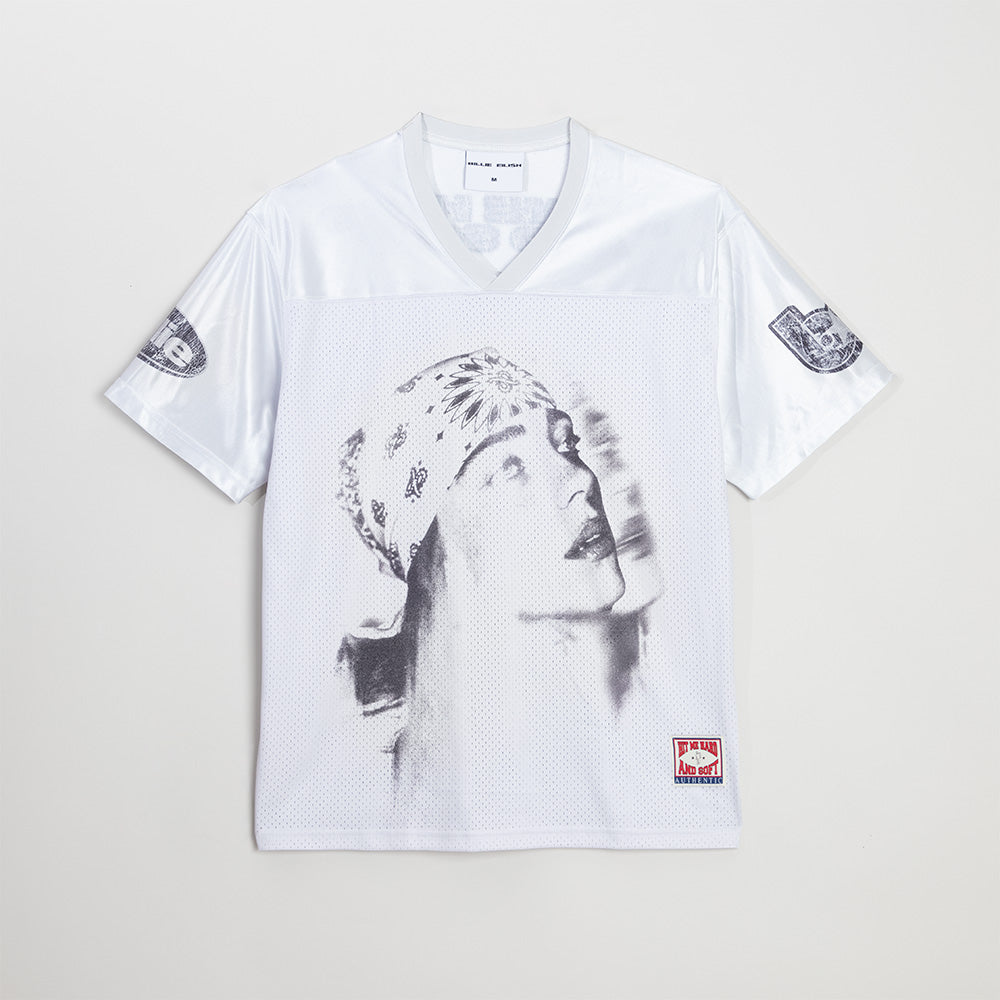 Billie Bandana White Football Jersey