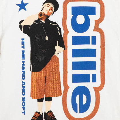 Lean HIT ME HARD AND SOFT: THE TOUR 2025 White T-Shirt