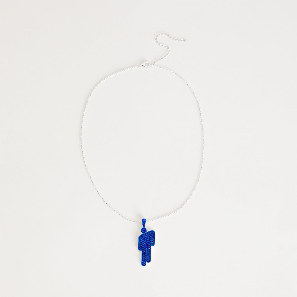 HIT ME HARD AND SOFT Blue Blohsh Necklace