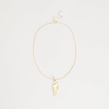 Gold Blohsh Pendant Necklace
