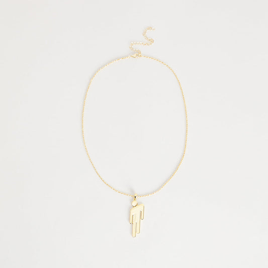 Gold Blohsh Pendant Necklace