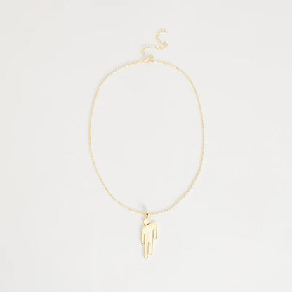 Gold Blohsh Pendant Necklace