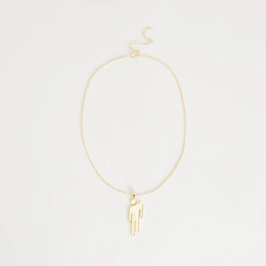 Gold Blohsh Pendant Necklace