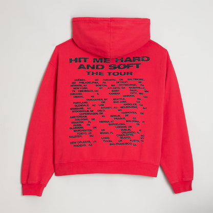 How to Bend HIT ME HARD AND SOFT: THE TOUR Red Hoodie