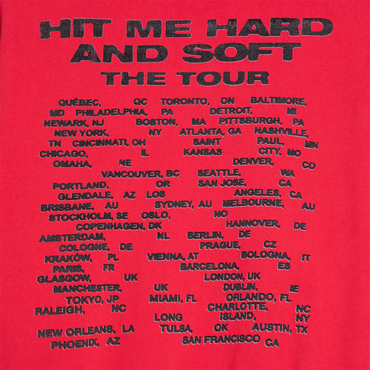 How to Bend HIT ME HARD AND SOFT: THE TOUR Red Hoodie