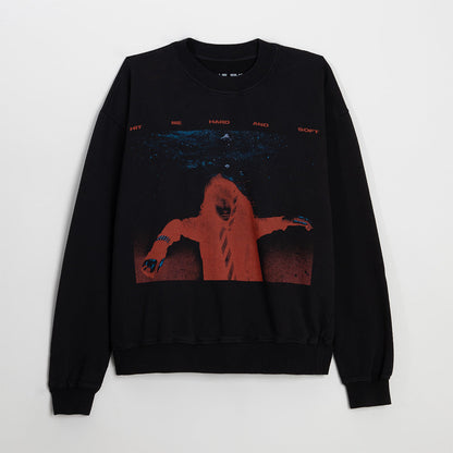 Sinking Black Crewneck Sweatshirt