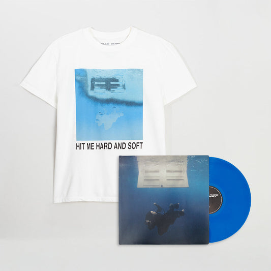 HIT ME HARD AND SOFT White Cover Tee Fan Pack