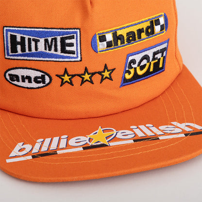 Orange HIT ME HARD AND SOFT Snapback