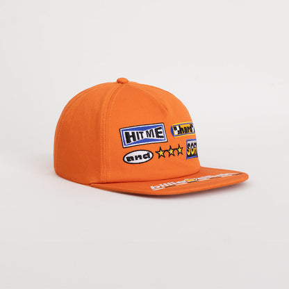 Orange HIT ME HARD AND SOFT Snapback