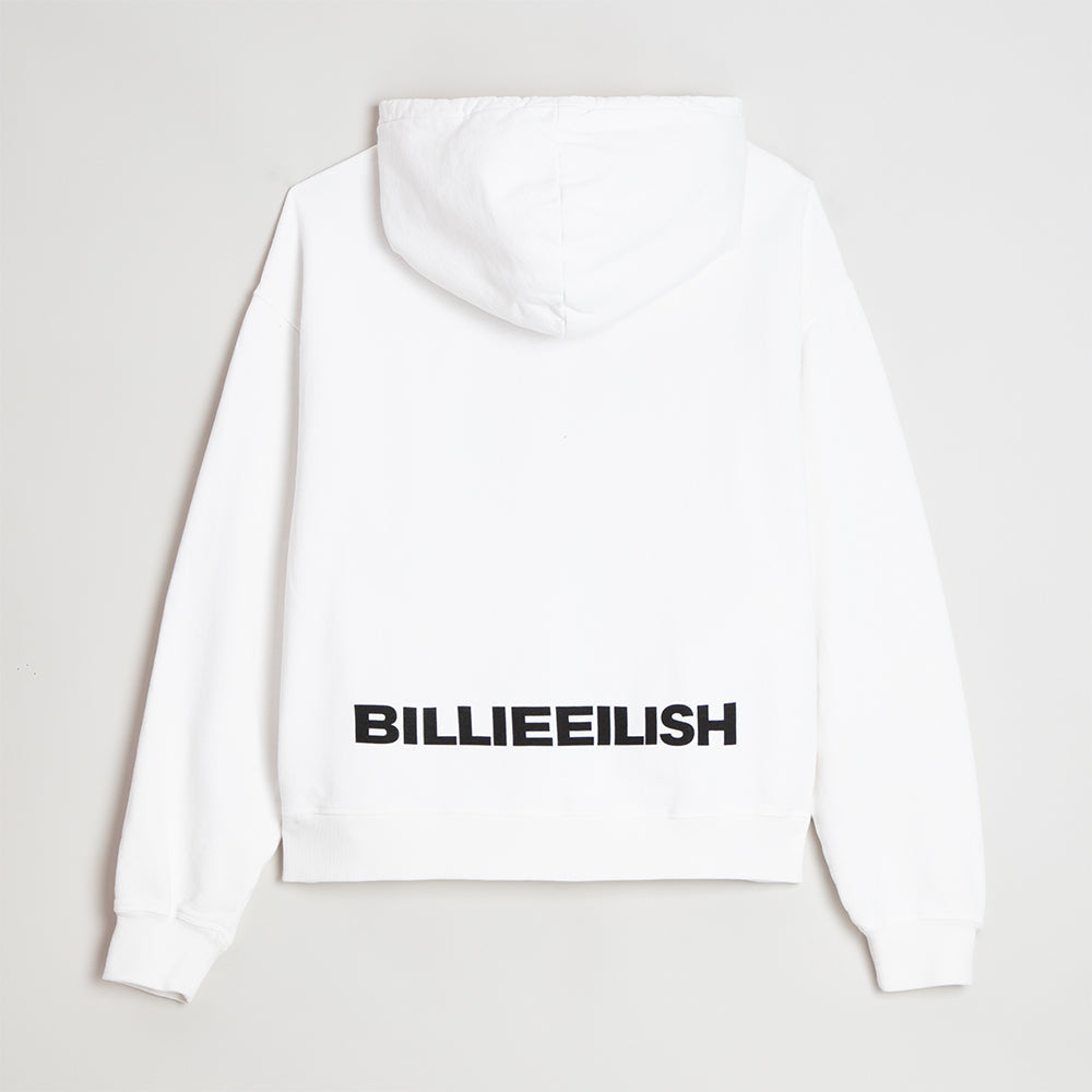 Hanging Blohsh White Hoodie