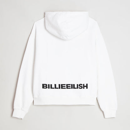 Hanging Blohsh White Hoodie