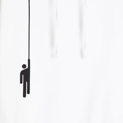 Hanging Blohsh White Hoodie