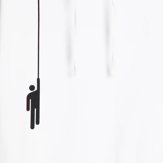 Hanging Blohsh White Hoodie