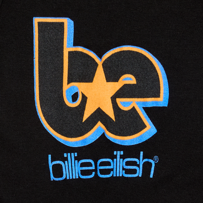 BE Star Infant Black Onesie