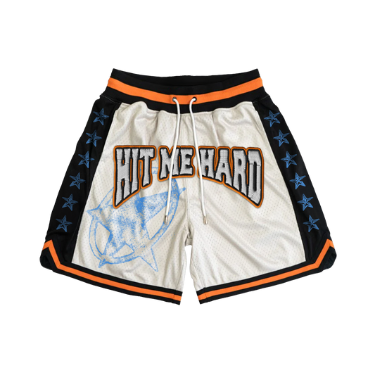 HIT ME HARD AND SOFT Mesh Basketball Shorts