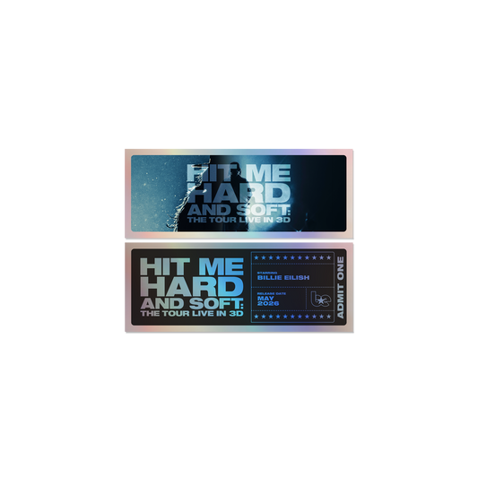 Live in 3D Commemorative Movie Ticket
