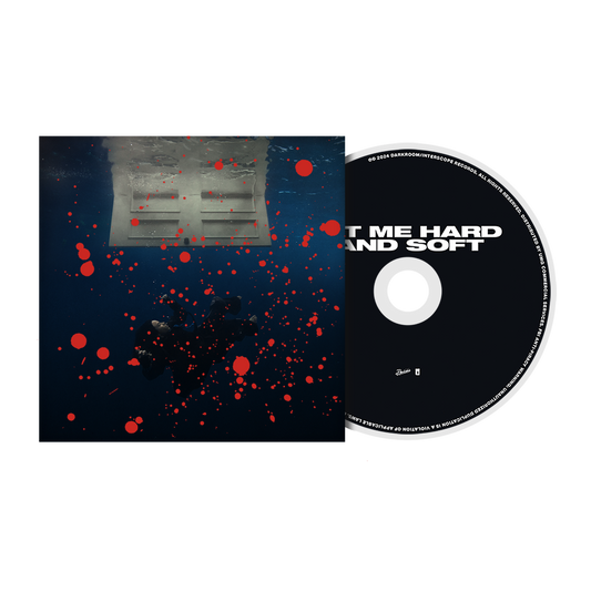 HIT ME HARD AND SOFT Splatter Paint CD (2 Year Anniversary Archive Edition)